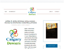 Tablet Screenshot of calgarydowsers.com